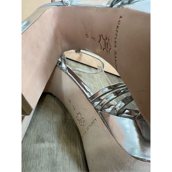 Loeffler Randall Rivka Platform High Block Heel Sandals Size 7 $450 - Picture 12 of 13